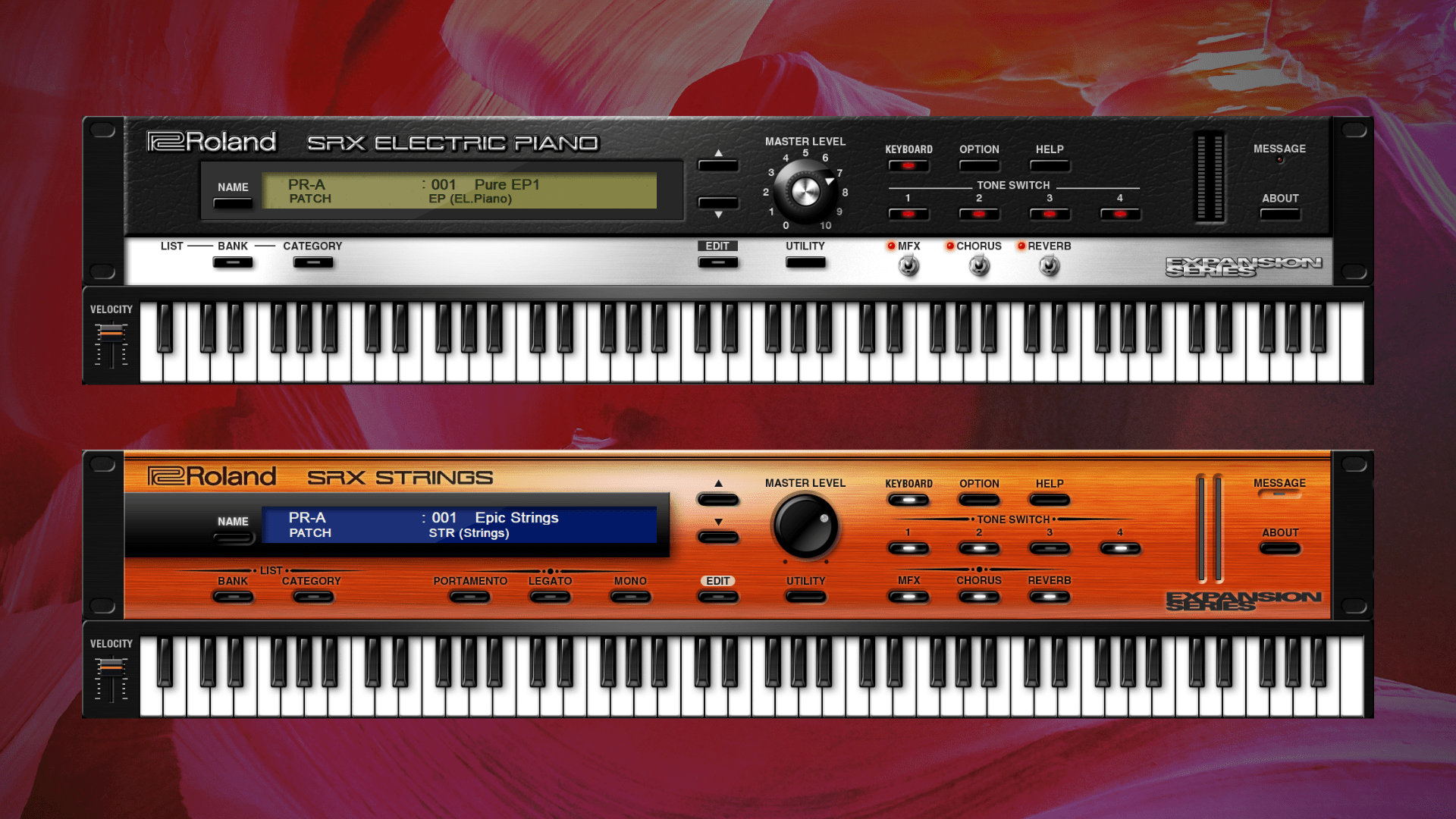 SRX ELECTRIC PIANO and SRX STRINGS