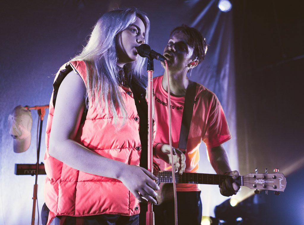 Billie Eilish and Finneas O'Connell, biomusic creator, Photo by Justin Higuchi