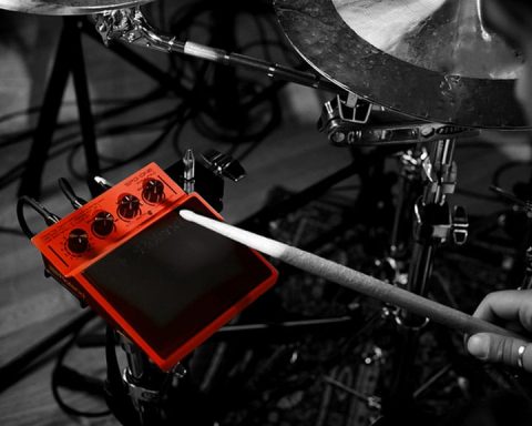 Drummer with SPD::ONE WAV PAD