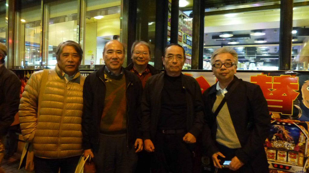 The Analog Mafia: (left to right) Jun-ichi Kadoya, Hisanori Matsuoka, Kiyokazu Fujiwara,Tadao Kikumoto, Yoshiro O-e