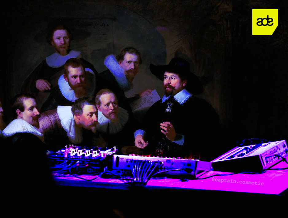 The Analog Drum Machine Lesson of Dr. Jochem Paap (Original by Rembrandt)