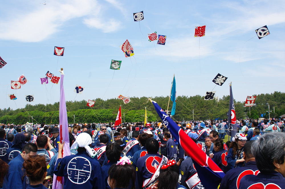 Hamamatsu Kite Festival, Photo Courtesy of Shizuoka Prefectural Tourism Association