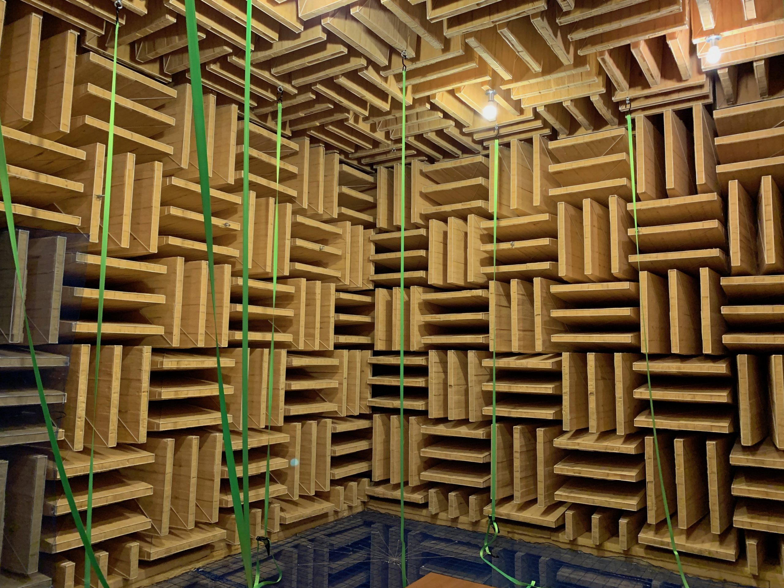 Anechoic Chamber at Roland R&D, Photo by Adam Douglas