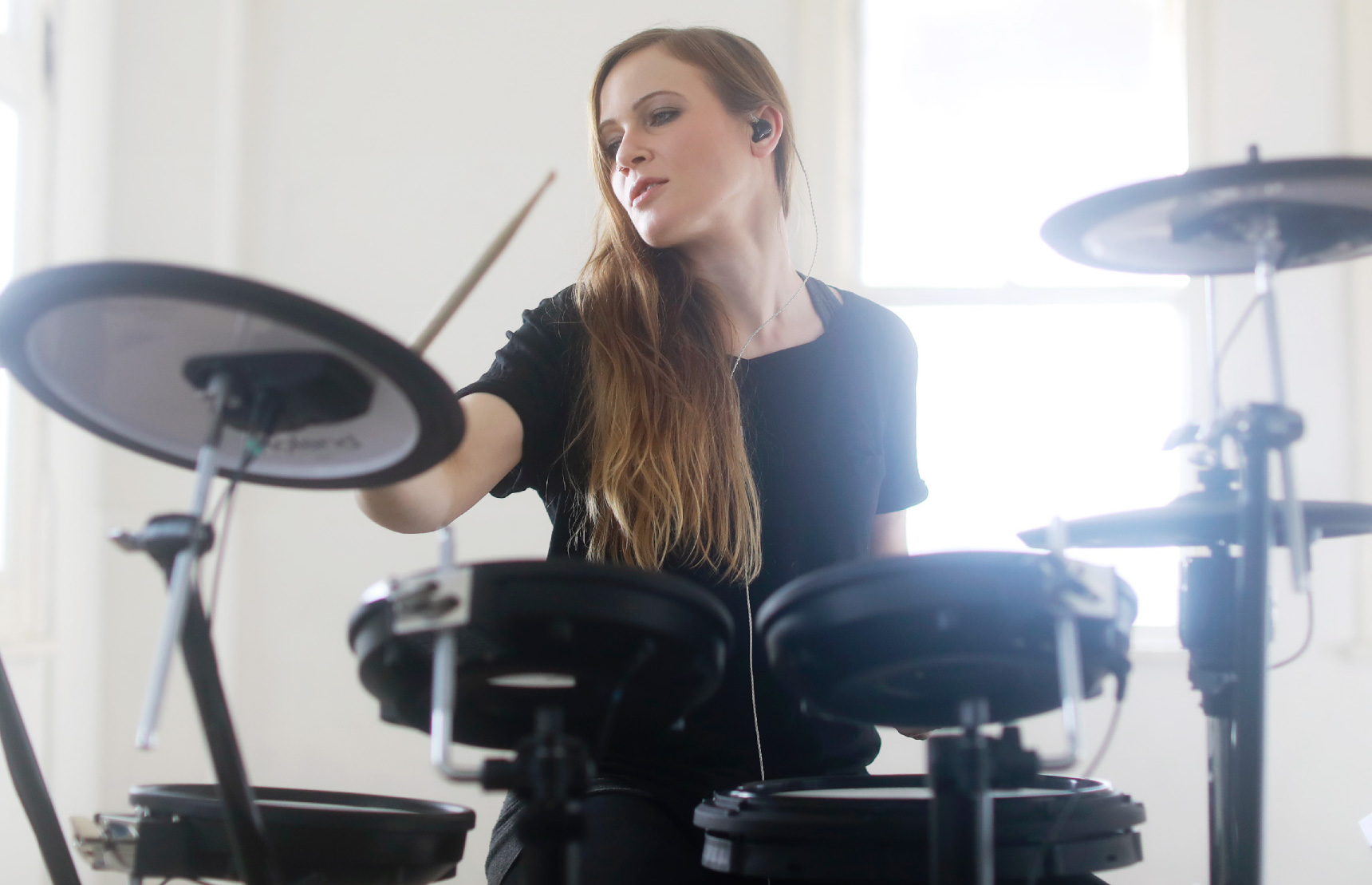 Anika Nilles Plays Roland TD-17 Drum Set