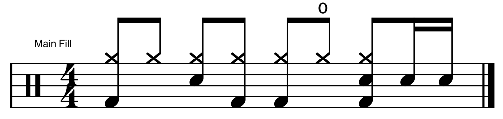 Let's Groove Main Drum Fill