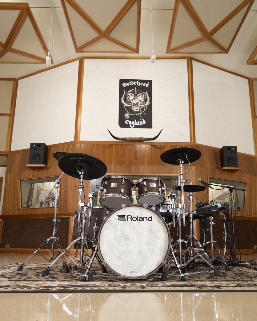 V-Drums in studio