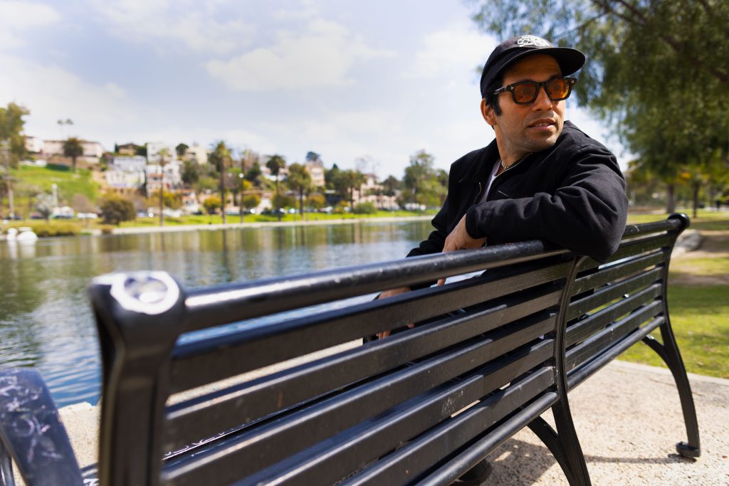 Pachyman on bench