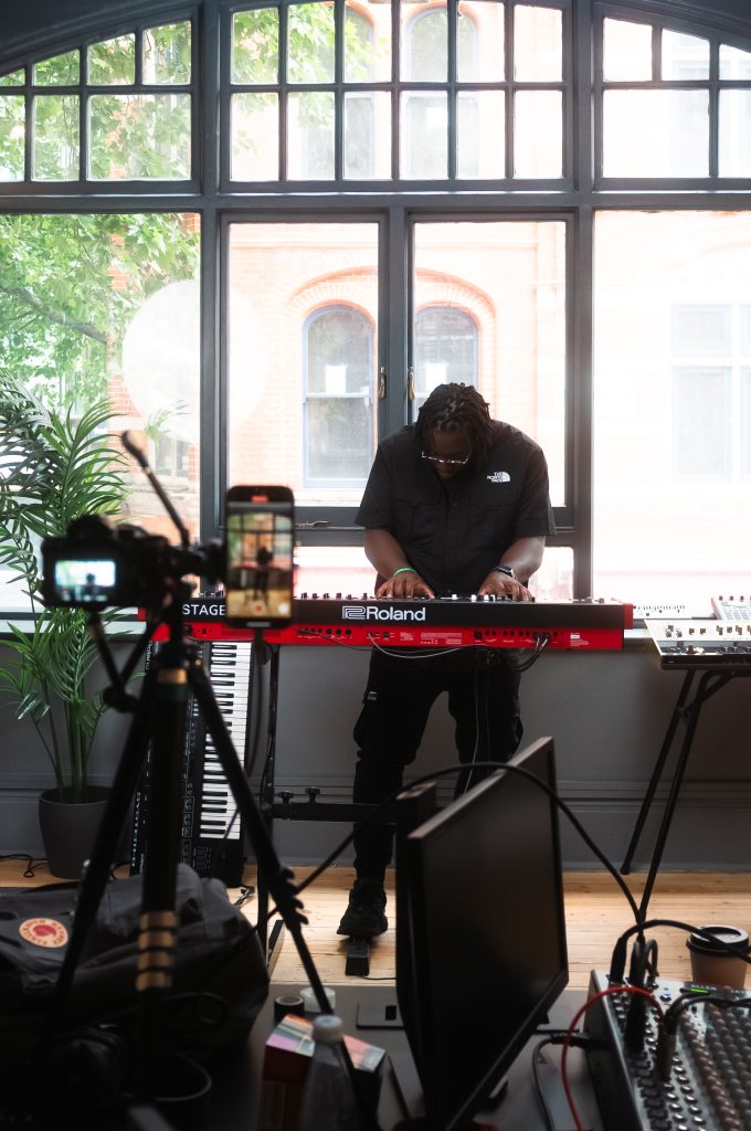 Adrian Moore with V-STAGE