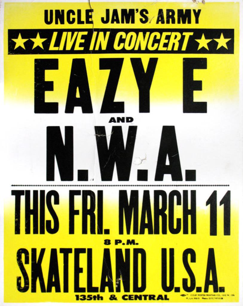 Uncle Jam's Army Eazy E poster