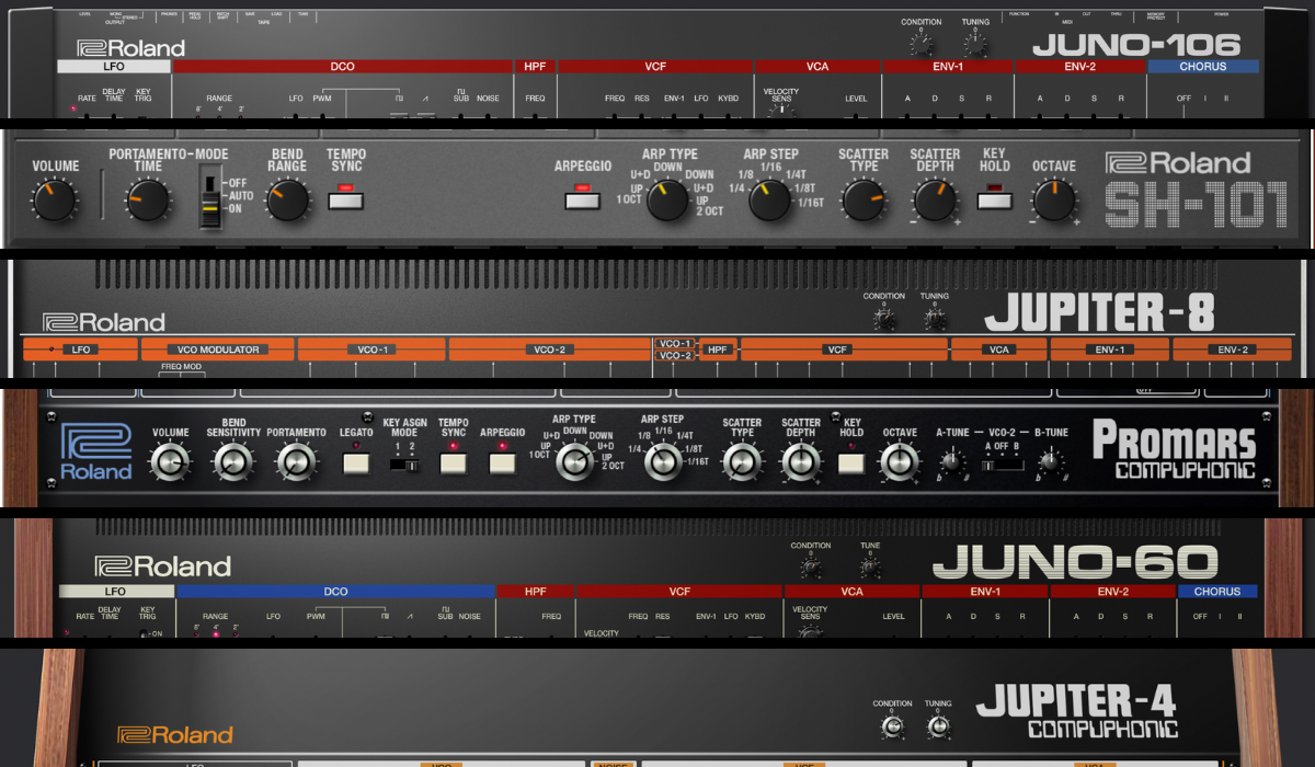 Start Your Synthesis Journey with Six Legendary Roland Cloud Instruments