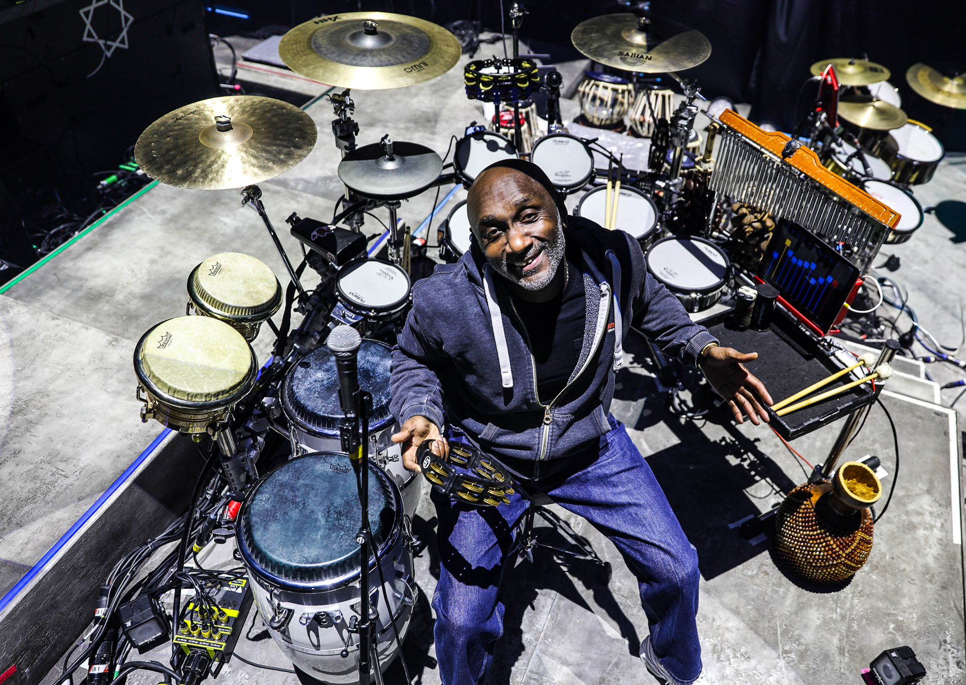 Gorillaz percussionist Karl Vanden Bossche