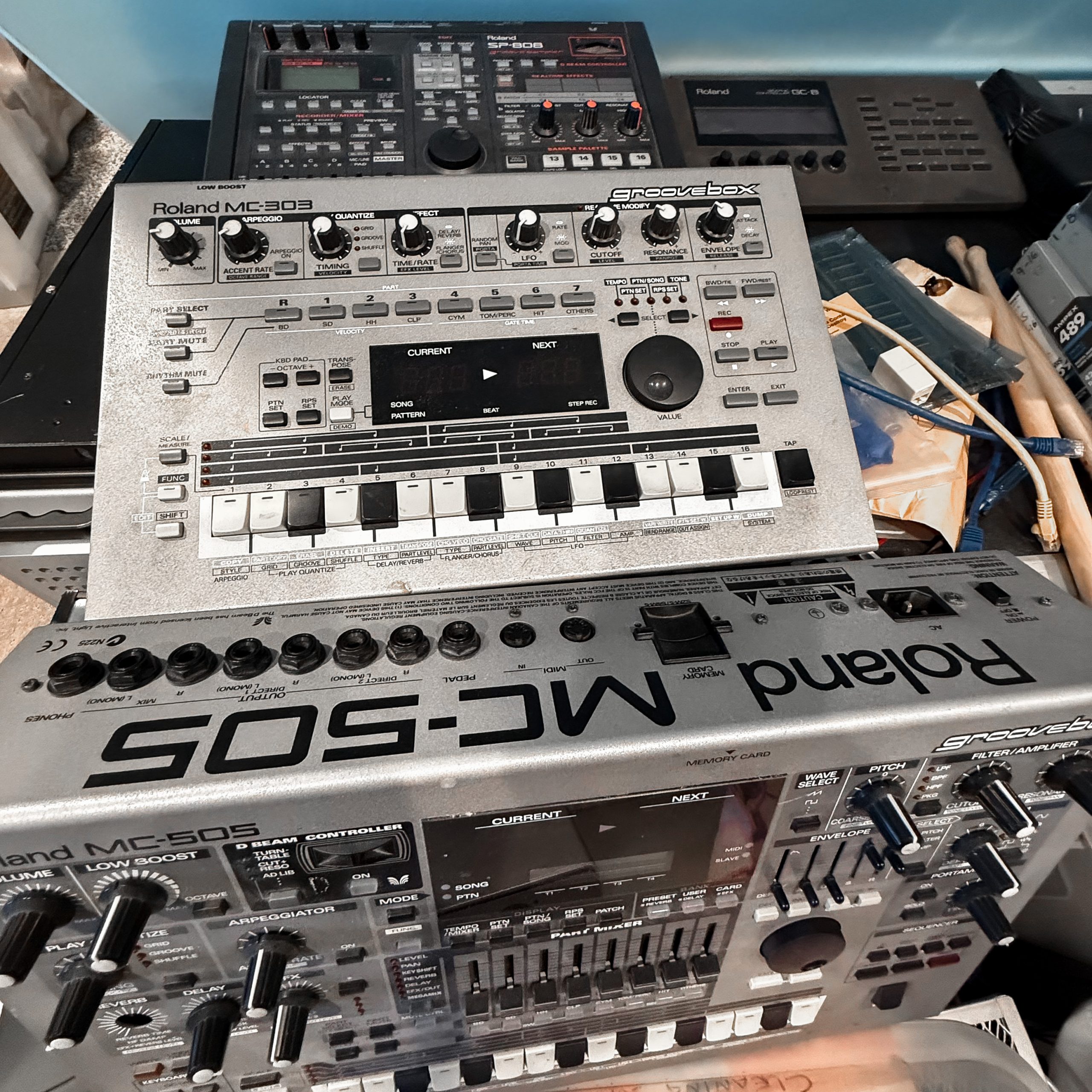 Ryeland Allison's Roland MC-303 and MC-505 Grooveboxes
