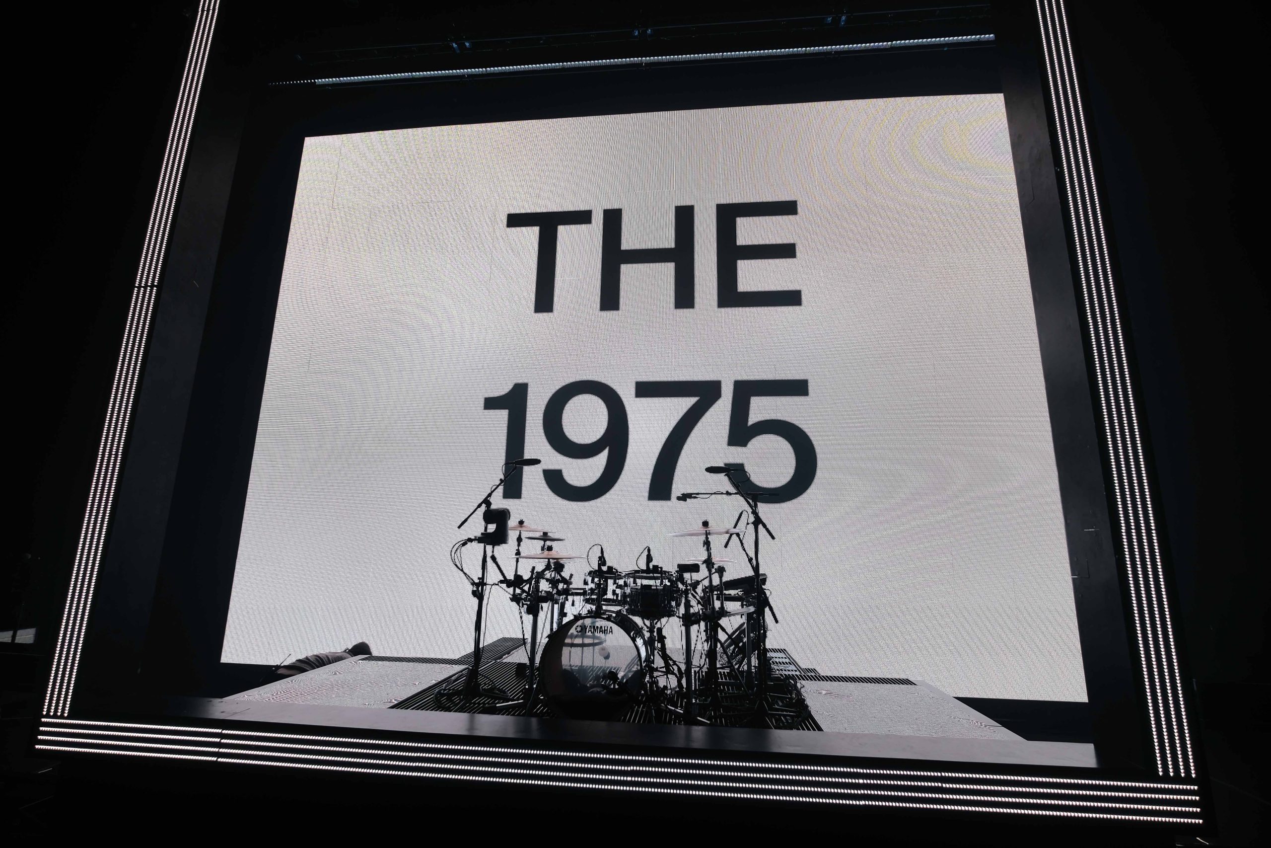 Drum tech Tom 'Woody' Wood on tour with The 1975 in 2019